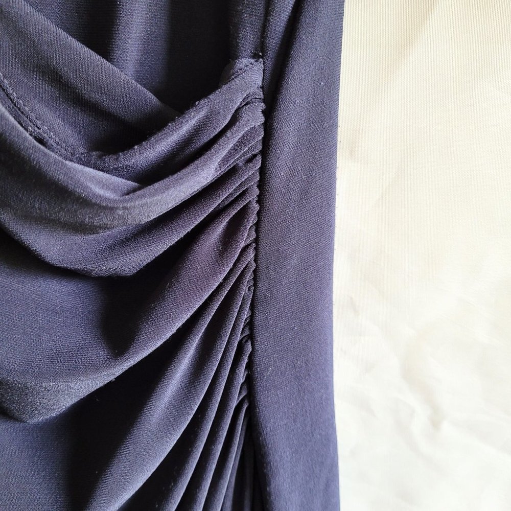 Lauren Ralph Lauren Navy Blue Sequin Top Sleeveless Dress - Picture 5 of 9